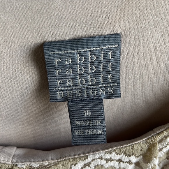 Cream Rabbit Rabbit Rabbit dress - Picture 3 of 5